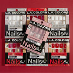 L.A. Colors Glitzy Girl Nails On! Artificial Nail Tip (carded)