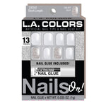 L.A. Colors Glitzy Girl Nails On! Artificial Nail Tip (carded)